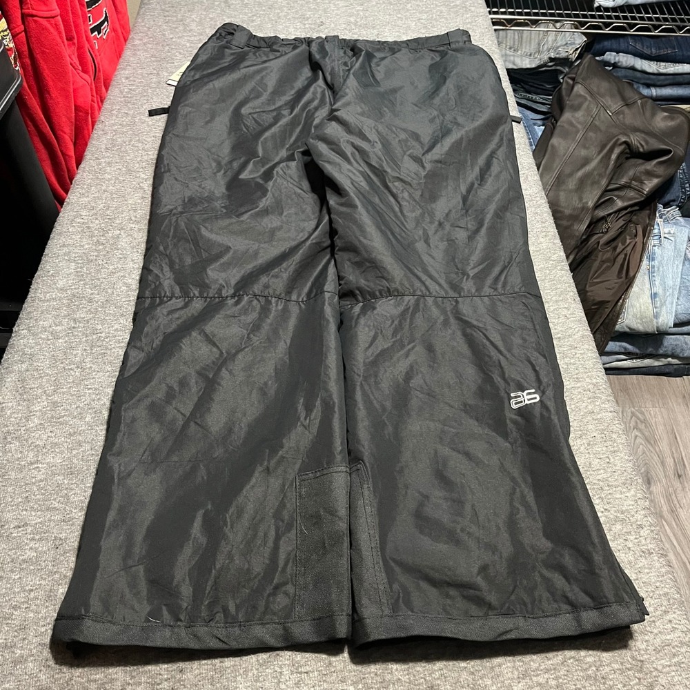 Arctix Mens Insulated Snow Pants Black XL Tall 40-42W 34L Water Repellent 5K